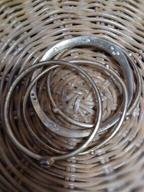 Gold-Tone Hoop Bangle Set – Women’s Jewelry